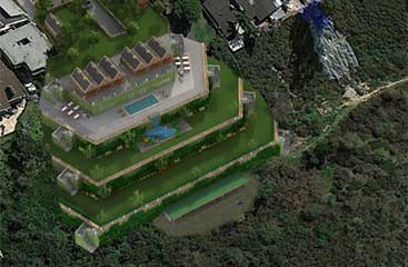 3D Aerial View Rendering