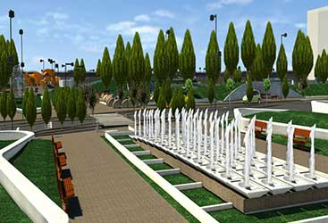 3D Model of Public Park