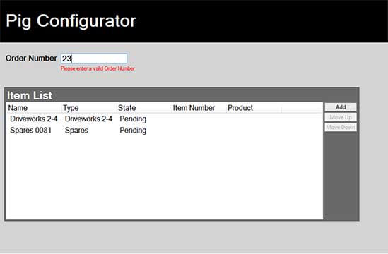 PIG Configurator