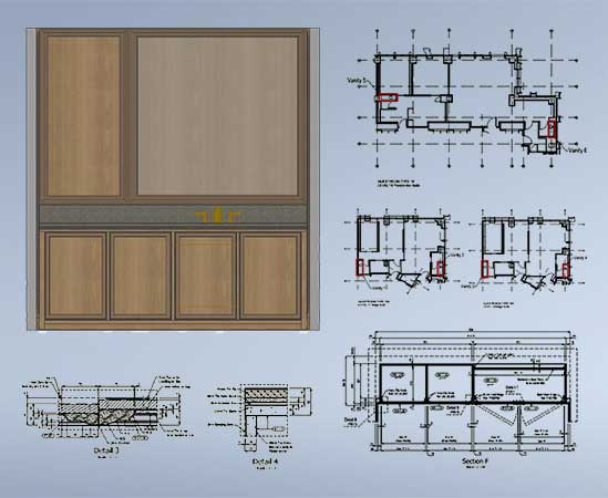 Vanity Unit CAD Model and Design Drafting