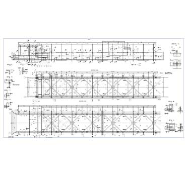 Steel Structure Shop Drawings