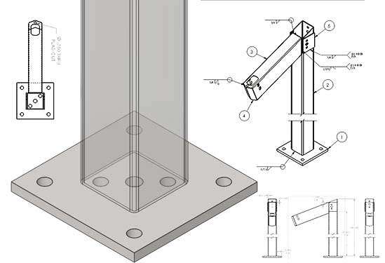 Production Drawings for Shelter Assembly