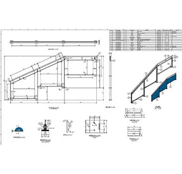 Handrails Manufacturing Drawings