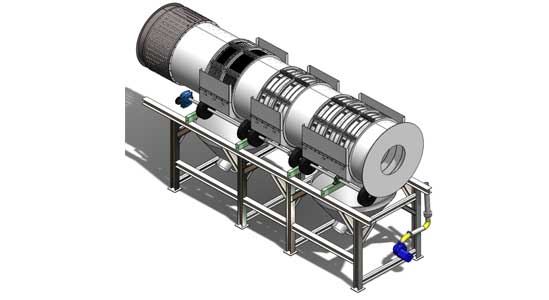 Scrubber CAD Model