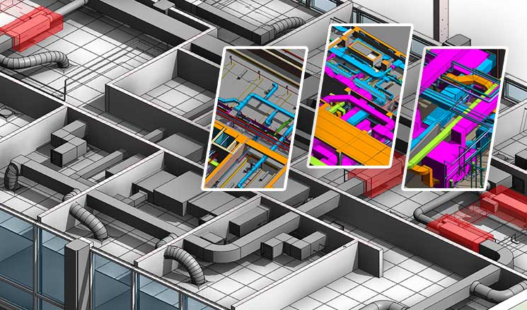 Clash Free MEP 3D Model Airport