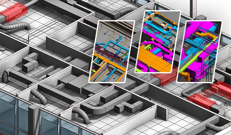 Clash Free MEP 3D Model Airport