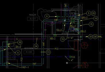 2D MEP Drawings to 3D Drawings