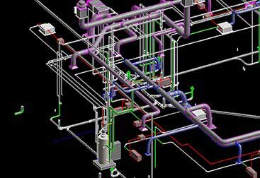 3D MEP Coordinated Model