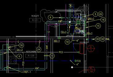 PDF to 3D MEP Modeling of Commercial Complex