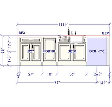 Architectural CAD Drawings for Cabinet