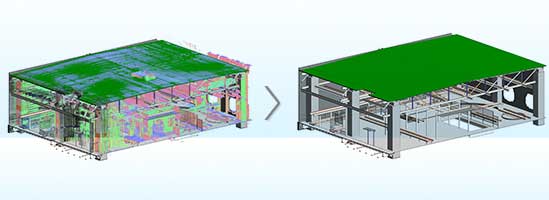 Point Cloud to BIM Model