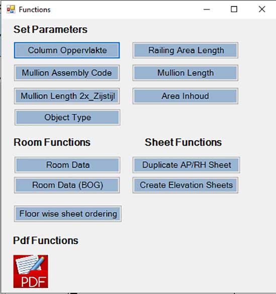 Automation tool for Setting Parameters