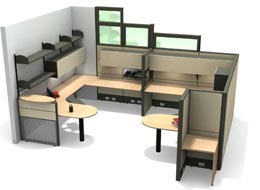 Office Furniture Rendering