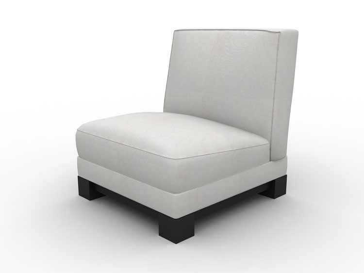 Lounge Chair 3D Rendering