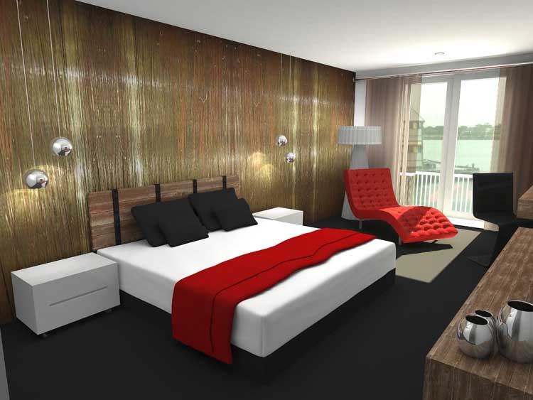 3D Rendering Model - Bedroom