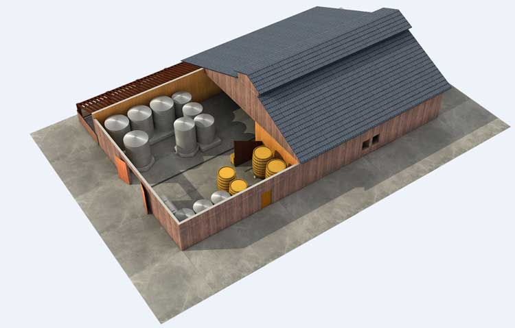 3D Model of Warehouse