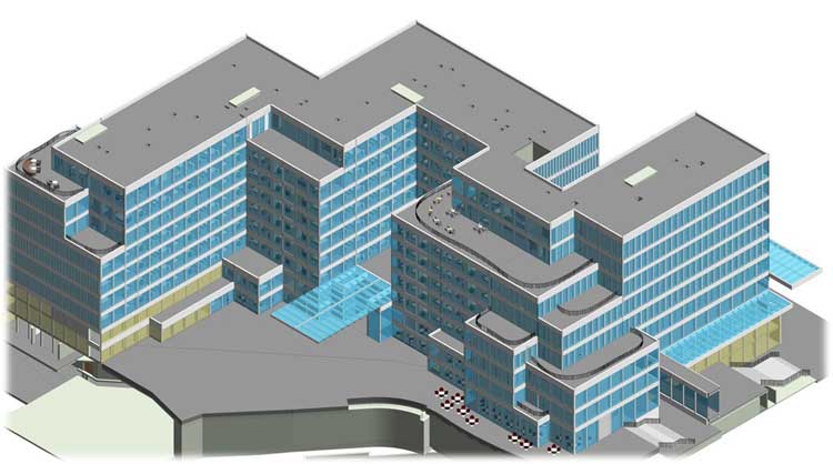 3D Modeling of Multistory Mix use Building
