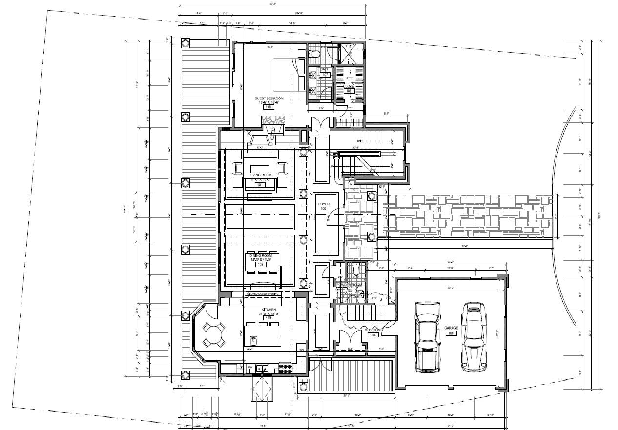 Level Plan in CAD