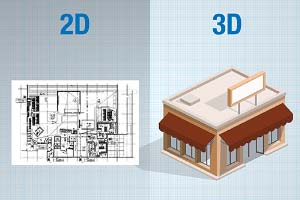 2D image vs. 3D image