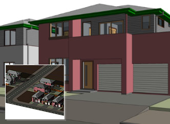 3D BIM Coordinated Architectural Model