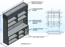 Millwork Detailing Drafting