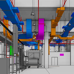 MEP Modeling for Biscuit Factory