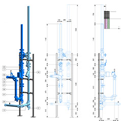 Febricaton Piping Spool Drawing