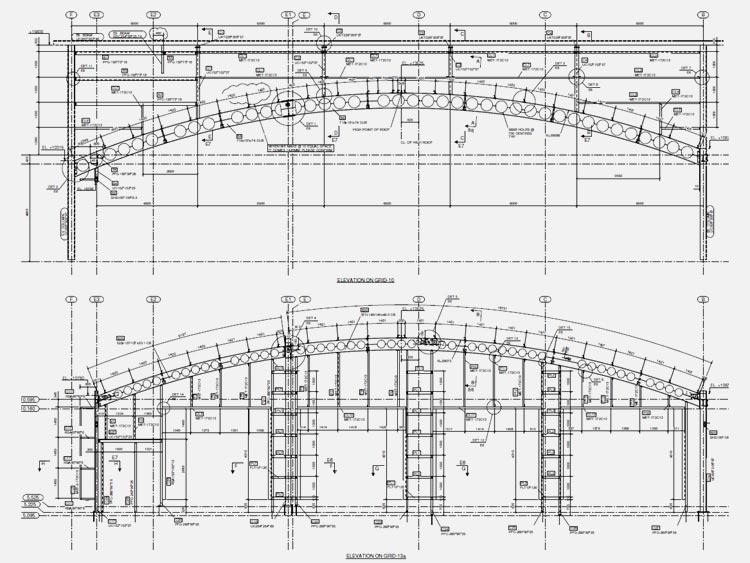 Steel General Arrangement Drawing