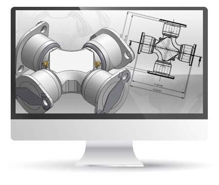 Reverse Engineering of U Joint brake drum and rotor parts usa