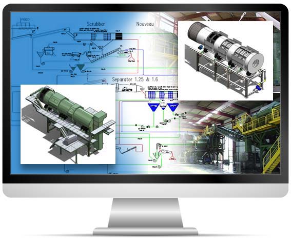 Reverse Engineering of a Waste Recycling Plant, France