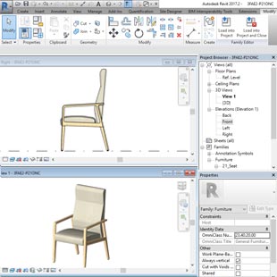 Revit Family Creation for Chair