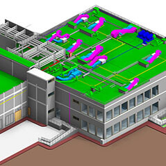 BIM Architectural Model of Factory