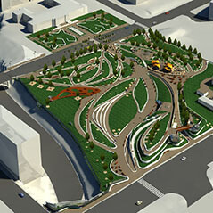 LOD 300 Architectural Model of Park