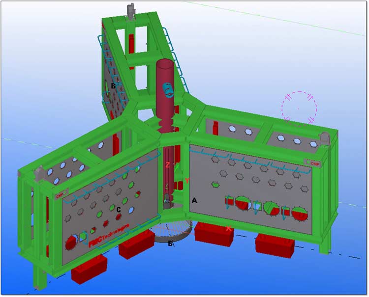 3D Structural Model in Tekla
