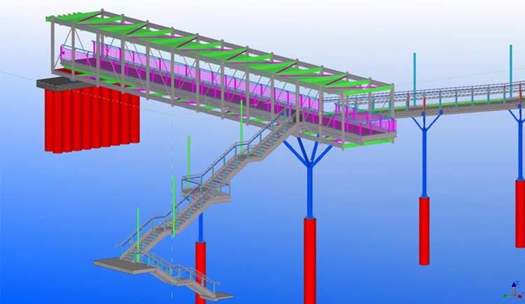 3D Model of Structural Bridge