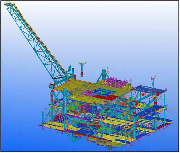 Oil Plant Model in Tekla