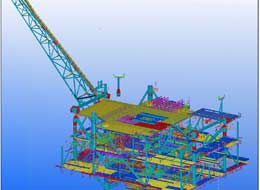 Oil Plant Model in Tekla