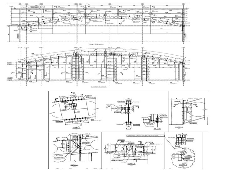 Steel Detailing Shop Drawing