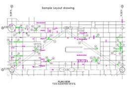 Structural Layout Drawing