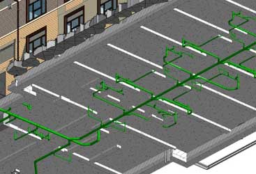 3D Coordinated MEP Model for Commercial Building