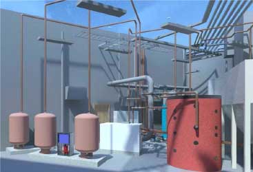 MEP Modeling for Plantroom