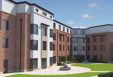 3D Rendered for School Building