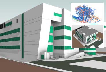 3D Revit BIM Model for Eye Hospital Building