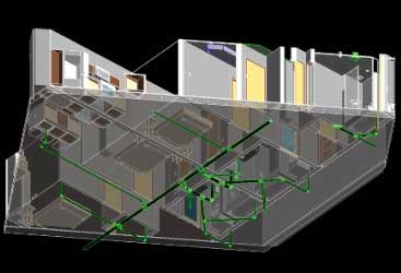 MEP 3D Modeling for Residential Building