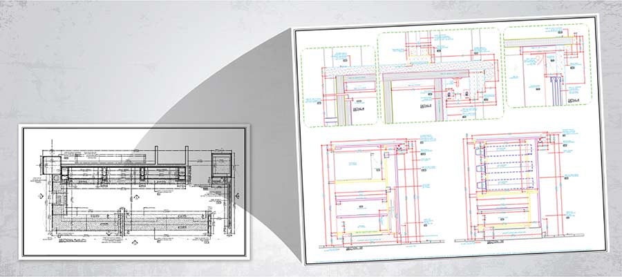 Custom Millwork Drafting