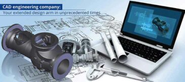 How does an outsourcing CAD engineering company help enhance manufacturing efficiencies