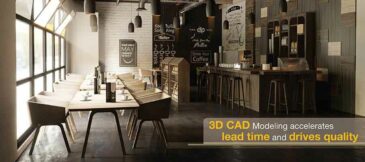 How does 3D CAD modeling help furniture manufacturers?