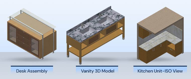 Realistic 3D visualizations for sales and marketing