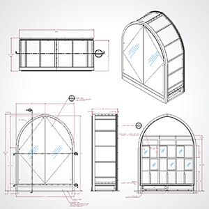 Casework Shop Drawing