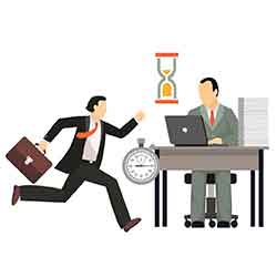 Time zone advantage for faster turnaround time